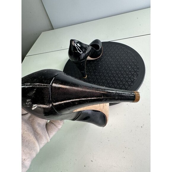Marc by Marc Jacobs Pumps Black Patent Leather Heels Size EU 36 / US 6 - Picture 6 of 10